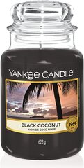 Ароматическая свеча Yankee Candle Large Jar Black Coconut 623 г цена и информация | Подсвечники, свечи | kaup24.ee