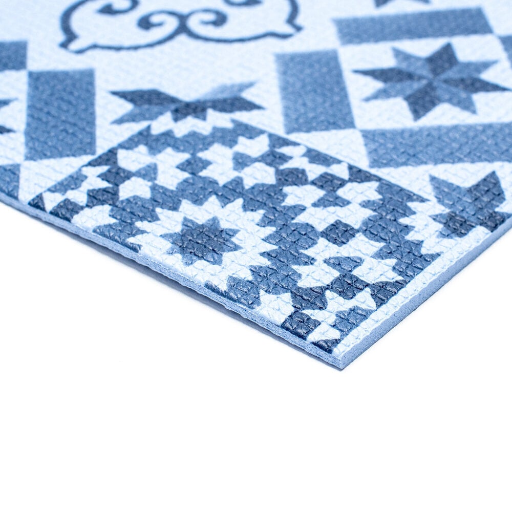 Treeningmatt Poise Tiles, 180x60x0,4 cm, sinine hind ja info | Joogamatid | kaup24.ee