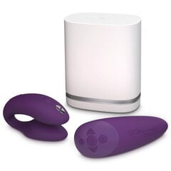 Фиолетовый вибратор для пар We-Vibe Chorus цена и информация | Вибраторы | kaup24.ee