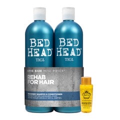 Komplekt TIGI Bed Head Recovery: šampoon 750ml + palsam 750ml + RICH Argan Oil juukseõli 30ml hind ja info | Tigi Kosmeetika, parfüümid | kaup24.ee