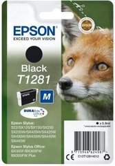 Картридж с оригинальными чернилами Epson T1281 Чёрный цена и информация | Картриджи для струйных принтеров | kaup24.ee