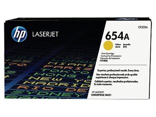 Originaalne Tooner HP 654A Kollane hind ja info | Laserprinteri toonerid | kaup24.ee