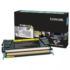 Toonerikassett Lexmark X748H1YG, kollane hind ja info | Laserprinteri toonerid | kaup24.ee
