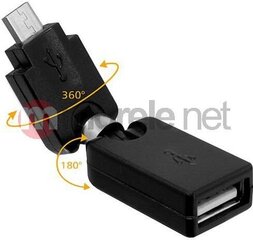 Delock - Adapter USB AM->USB AF 360/180 цена и информация | Адаптеры и USB-hub | kaup24.ee
