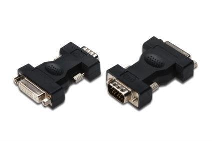 Adapter Assmann DVI-I (24+5) F (pesa)/DSUB15 M (pistik) AK320505000S цена и информация | USB jagajad, adapterid | kaup24.ee