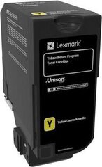 Tooner Lexmark 74C20Y0 Kollane hind ja info | Laserprinteri toonerid | kaup24.ee