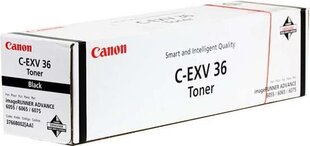 Картридж canon original toner c-exv36 bk, black, 56000p, 3766b002, canon ir-6055, 6065, 6075 цена и информация | Картриджи и тонеры | kaup24.ee