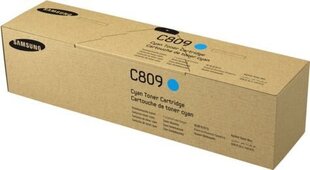 SAMSUNG CLT-C809S Cyan Toner Cartridge цена и информация | Картриджи и тонеры | kaup24.ee