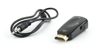 Адаптер Gembird AB-HDMI-VGA-02 цена и информация | Адаптеры и USB-hub | kaup24.ee