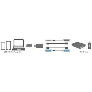 LogiLink AU0042 hind ja info | USB jagajad, adapterid | kaup24.ee