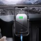 Baseus Rock Smart sõiduki kronsteiniga juhtmevaba laadija 10 W elektriline auto kinnitusklamber õhuventiili hoidja Qi laadija 10 W infrapuna-mustaga (WXHW01-01) hind ja info | Mobiiltelefonide hoidjad | kaup24.ee