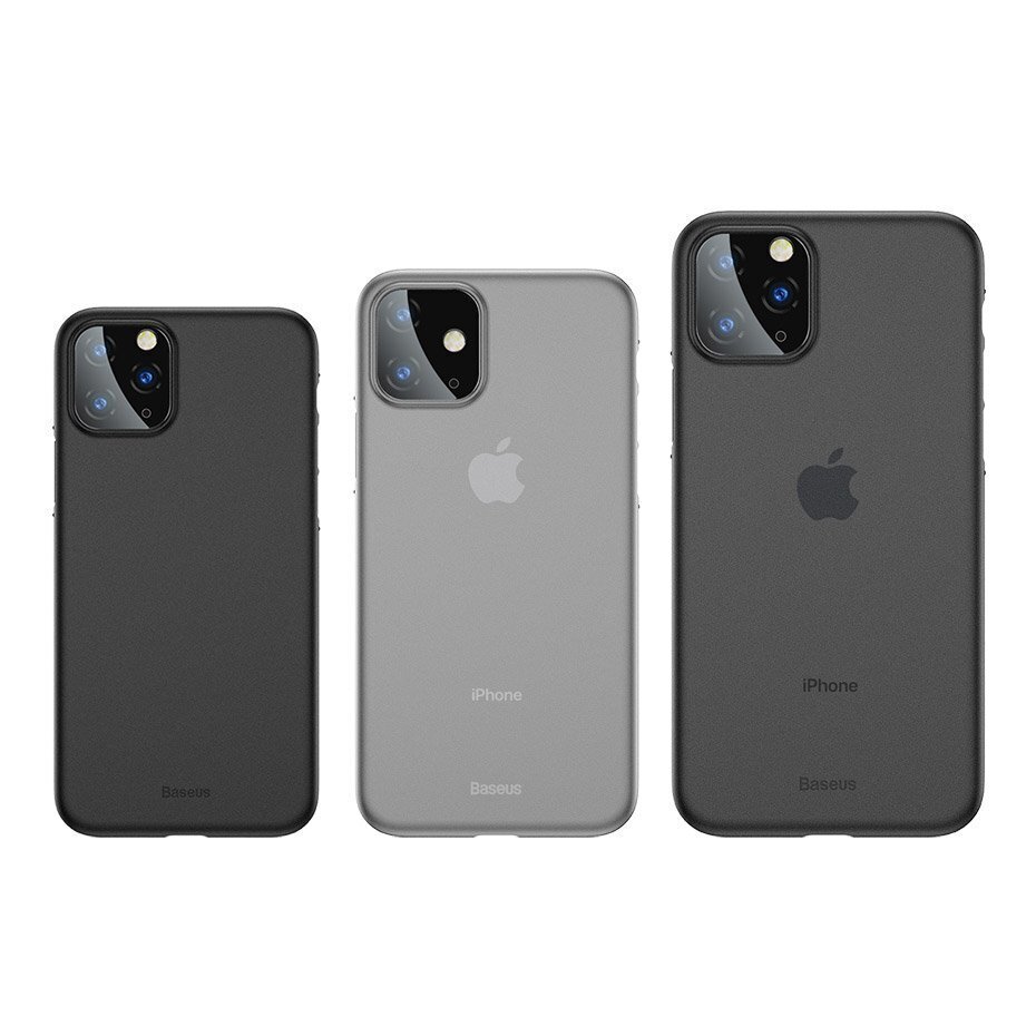 Kerge õhuke silikoonist ümbris Baseus Wing Apple iPhone 11 Pro, must цена и информация | Telefoni kaaned, ümbrised | kaup24.ee