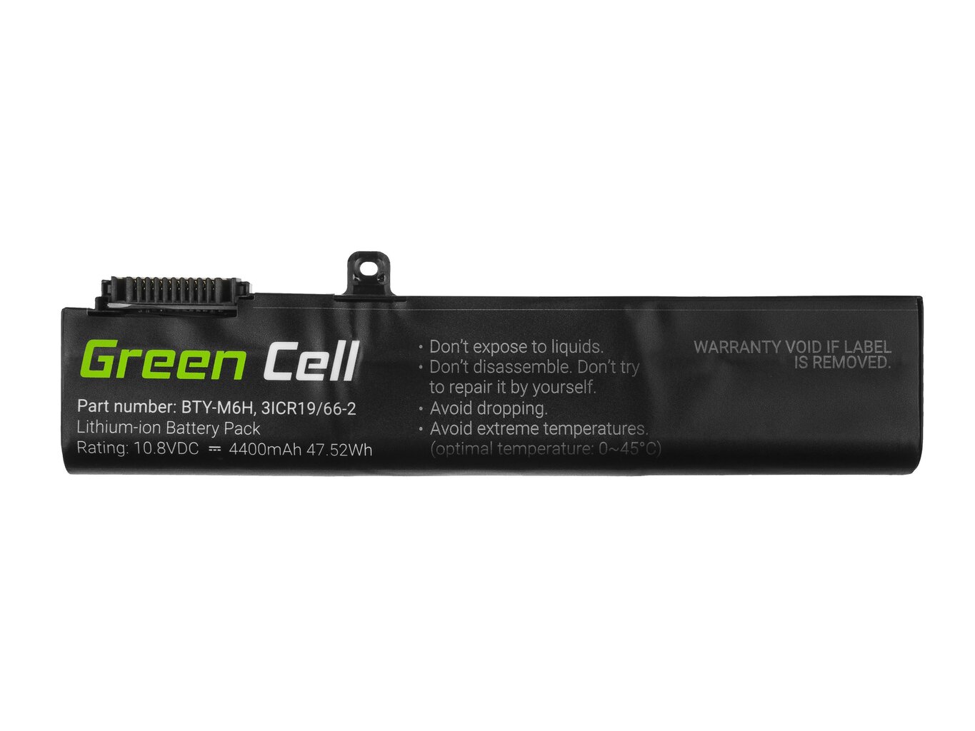 Green Cell BTY-M6H Sülearvuti aku MSI GE62 GE63 GE72 GE73 GE75 GL62 GL63 GL73 GL65 GL72 GP62 GP63 GP72 GP73 GV62 GV72 PE60 PE70 hind ja info | Sülearvuti akud | kaup24.ee