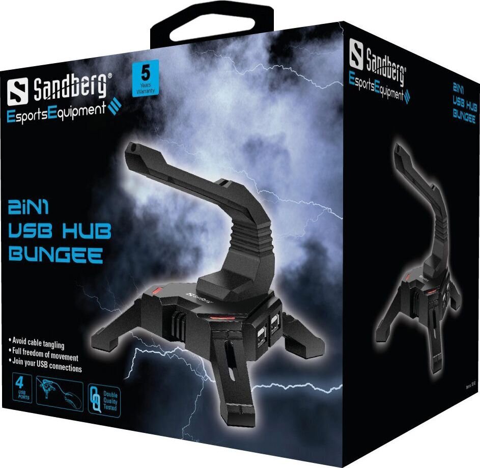 USB-jaotur Sandberg 133-92, USB-A hind ja info | USB jagajad, adapterid | kaup24.ee