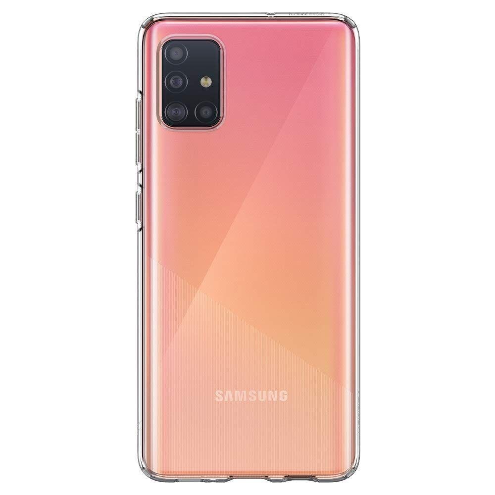 Spigen Liquid Crystal flexible shock-absorbent back cover case for Samsung Galaxy A51 (A515F) Clear цена и информация | Telefoni kaaned, ümbrised | kaup24.ee