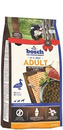 Bosch HPC kuivtoit täiskasvanud koertele pardi ja riisiga 15kg hind ja info | Kuivtoit koertele | kaup24.ee