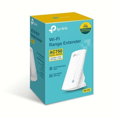 Signaalivõimendi TP-LINK RE190 цена и информация | Signaalivõimendid (Range Extender) | kaup24.ee