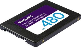 Philips INT SATA III 2,5" 480GB 550/480 MB/S DISKS цена и информация | Внутренние жёсткие диски (HDD, SSD, Hybrid) | kaup24.ee