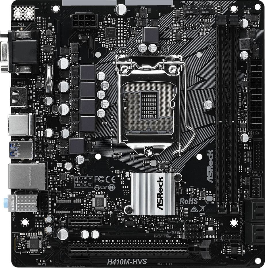 ASRock H410M-HVS hind ja info | Emaplaadid | kaup24.ee