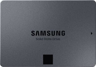 SSD|SAMSUNG|870 QVO|4TB|SATA 3.0|Kirjutuskiirus 530 MBait/s|Lugemiskiirus 560 MBait/s|2,5"|TBW 1440 TB|MTBF 1500000 tundi|MZ-77Q4T0BW hind ja info | Sisemised kõvakettad (HDD, SSD, Hybrid) | kaup24.ee