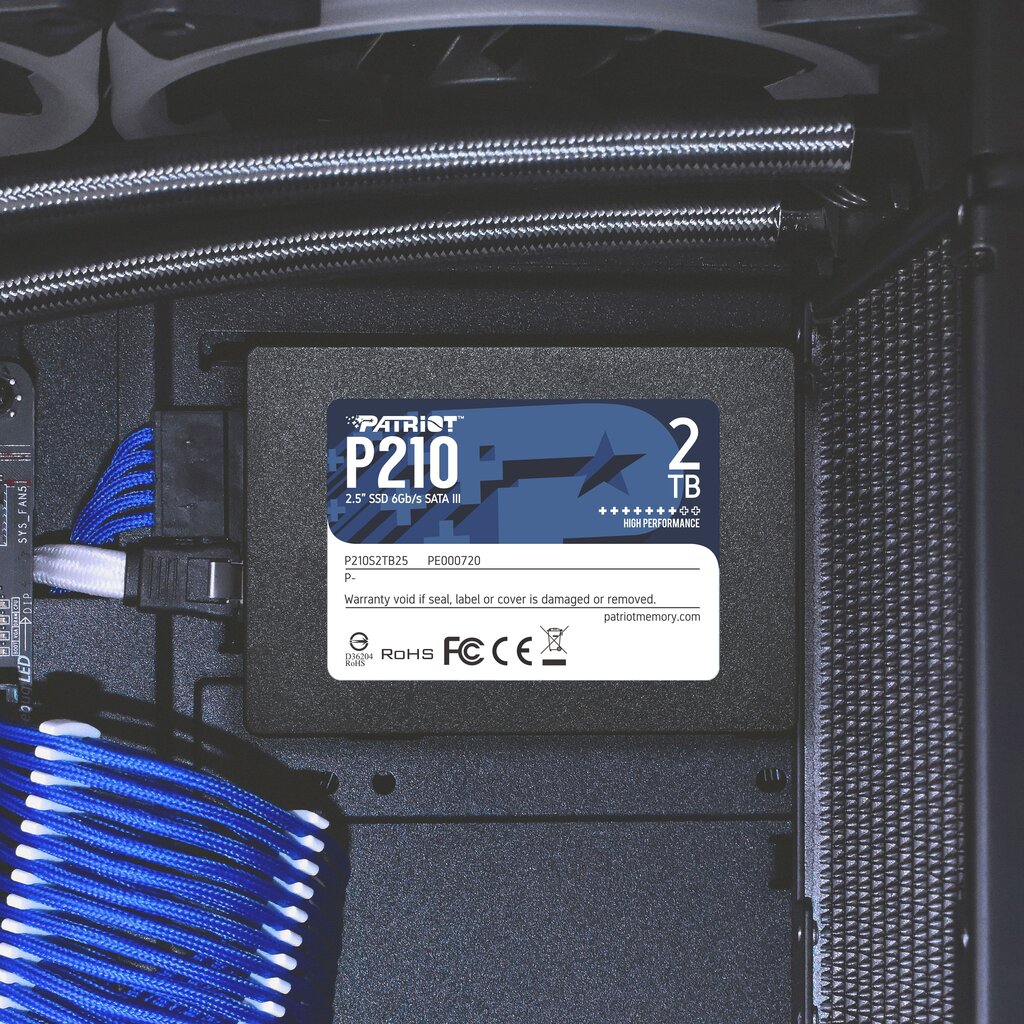 Patriot P210S2TB25 hind ja info | Sisemised kõvakettad (HDD, SSD, Hybrid) | kaup24.ee