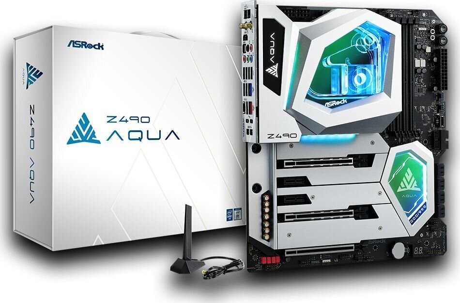 ASRock Z490 AQUA цена и информация | Emaplaadid | kaup24.ee