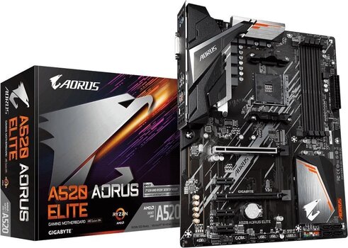 Gigabyte A520 Aorus Elite. цена и информация | Материнские платы | kaup24.ee