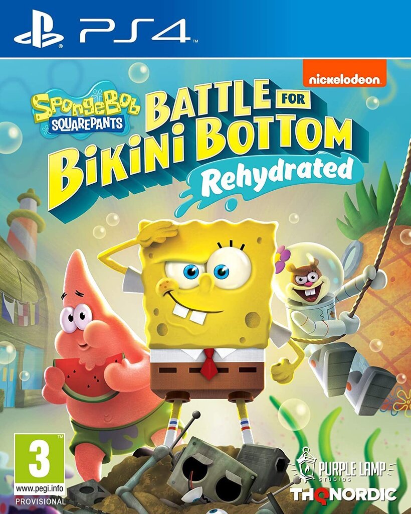 Spongebob SquarePants: Battle for Bikini Bottom - Rehydrated PS4 цена и информация | Arvutimängud, konsoolimängud | kaup24.ee