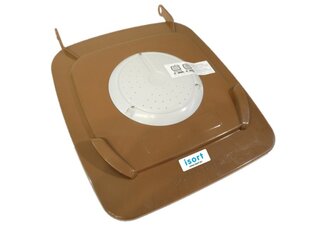 Kaas lõhna neutraliseeriva bioloogilise filtriga, 240L prügikonteineri jaoks, pruun hind ja info | Kompostrid, prügikonteinerid | kaup24.ee