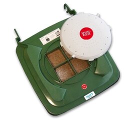 Крышка для мусорных контейнеров с биологическим фильтром, поглощающим неприятный запах, 120 л, зелёного цвета цена и информация | Уличные контейнеры, контейнеры для компоста | kaup24.ee