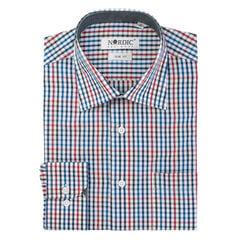 Мужская рубашка NORDIC, приталенный силуэт с длинным рукавом цена и информация | Мужские рубашки | kaup24.ee