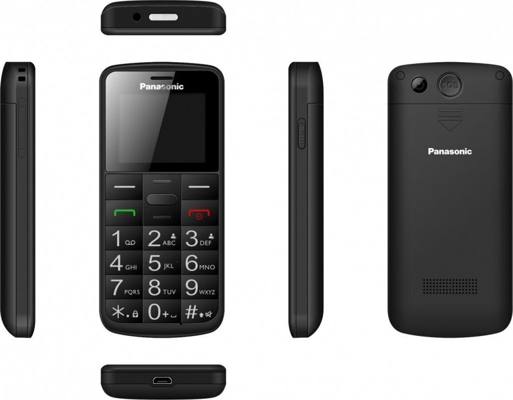 Panasonic KX-TU110EXB Black hind ja info | Telefonid | kaup24.ee