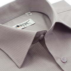 Мужская рубашка NORDIC, прямой силуэт с длинным рукавом цена и информация | Мужские рубашки | kaup24.ee