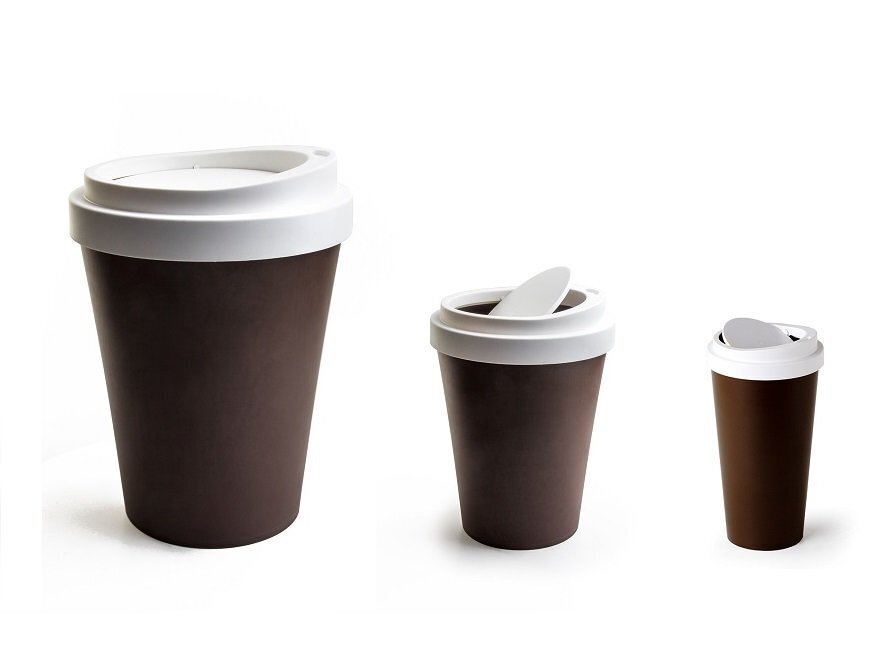 Laua prügikast Mini Coffee Bin, pruun hind ja info | Prügikastid | kaup24.ee