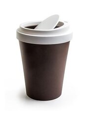 Настольная мусорная корзина Mini Coffee Bin, коричневая цена и информация | Мусорные баки | kaup24.ee