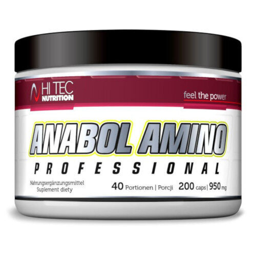 Toidulisand Hi Tec Amino Anabol Professional 200 kaps. hind ja info | Aminohapped | kaup24.ee