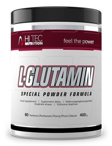 Toidulisand Hi Tec Glutamin 400 g. hind ja info | Glutamiin | kaup24.ee