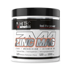 Пищевая добавка Hi Tec Zinc Mag, 120 капс. цена и информация | Витамины | kaup24.ee