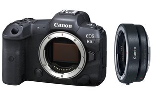 Canon EOS R5 Body + Mount Adapter EF-EOS R цена и информация | Цифровые фотоаппараты | kaup24.ee