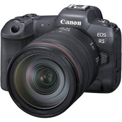 Canon EOS R5 + RF 24-105мм f/4L IS USM + Mount Adapter EF-EOS R цена и информация | Цифровые фотоаппараты | kaup24.ee