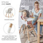 Laste söögitool Kinderkraft Sienna, grey hind ja info | Laste söögitoolid | kaup24.ee