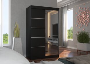 Шкаф ADRK Furniture Nicea, черный цена и информация | Шкафы | kaup24.ee