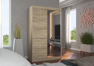 Шкаф ADRK Furniture Nicea, дубовый цвет цена и информация | Шкафы | kaup24.ee