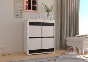 Комод ADRK Furniture Saturn, белый цена и информация | Комоды | kaup24.ee