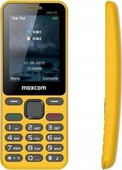 Maxcom MAXCOMMM139ZOLTY цена и информация | Мобильные телефоны | kaup24.ee