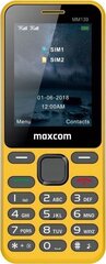 Maxcom MM139, Dual SIM, Yellow цена и информация | MAXCOM Мобильные телефоны, Фото и Видео | kaup24.ee