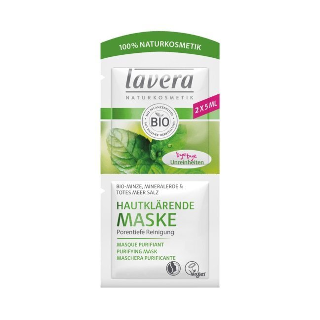 Puhastav mask Lavera Mint 10 ml цена и информация | Näomaskid, silmamaskid | kaup24.ee