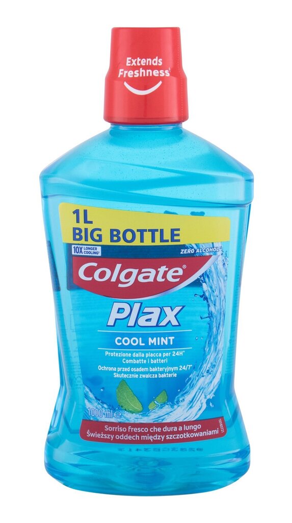 Suuloputusvesi Colgate Plax Cool Mint 1000 ml hind ja info | Suuhügieen | kaup24.ee