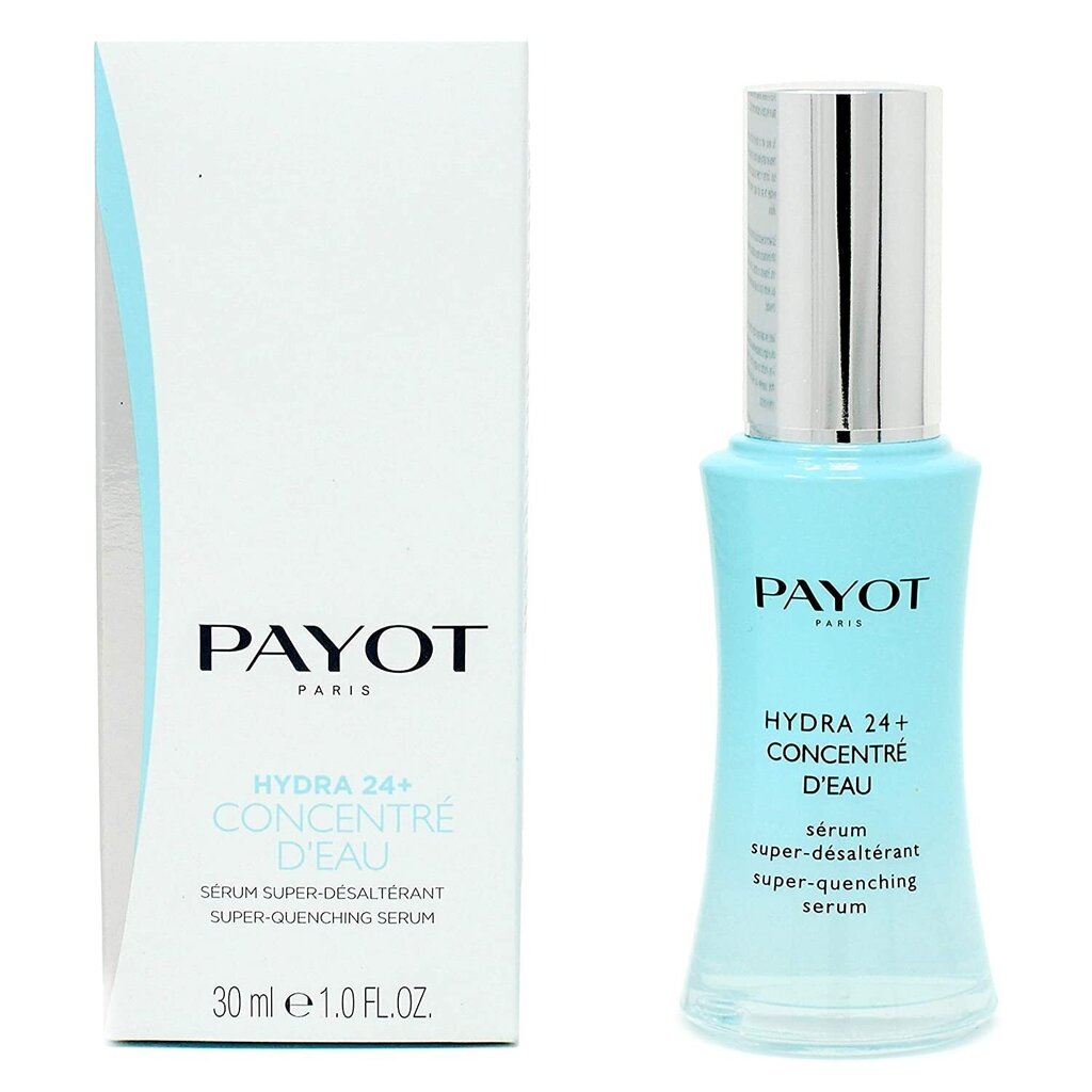 Näoseerum kuivale nahale Payot Hydra 24+ Concentre D'Eau, 30 ml цена и информация | Näoõlid, seerumid | kaup24.ee