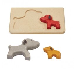 Pusle PlanToys Dog Puzzle hind ja info | Pusled | kaup24.ee